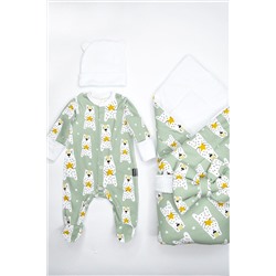 Комплект (Комбинезон+Шапочка+Конверт) BABY BOOM, 1029677
