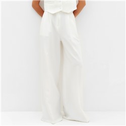 Брюки женские MIST: Classic Collection, размер 50, молочные