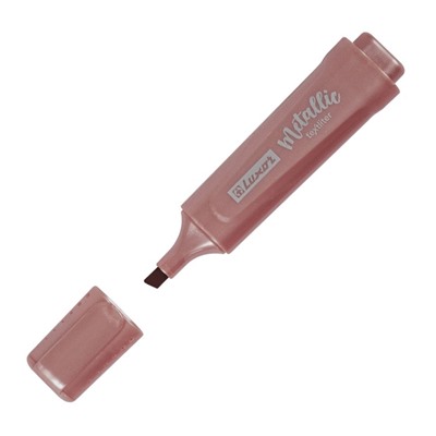 Текстовыделитель Luxor "Textliter Metallic" бронзовый, 1-5мм