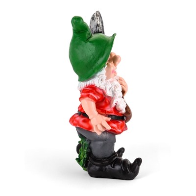 Садовая фигура из полистоуна «Гном с лопатой», 72×26×38 см