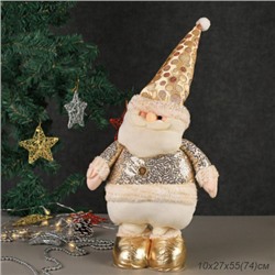 Новогоднее украшение Дед Мороз на телескопических ножках 40/70см / RE2022 /уп 36/