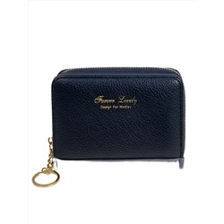 Женское портмоне из искусственной кожи, цвет черный