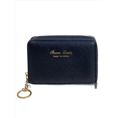 Женское портмоне из искусственной кожи, цвет черный