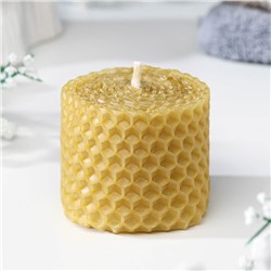 Антимоскитная свеча из вощины медовая, 4 см, с маслом Гвоздика, репеллентная