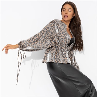 Жакет с перламутровым отливом, Вершина восхищения (леопард)