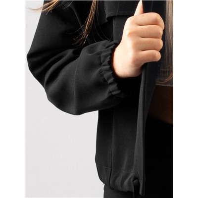 Бомбер для девочки SP2514 (Черный)