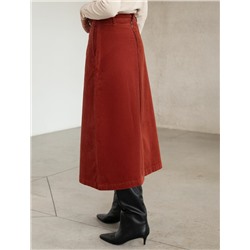 Юбка  из эластичного микро-вельвета