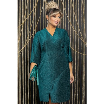 Платье Беатрис (мерцающая бирюза) П11847