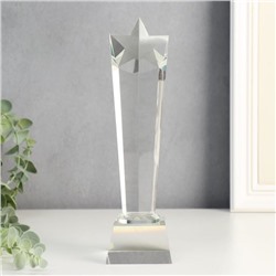 Фигурка стекло «Стела наградная. Звезда-кристалл», 24×7×5.5 см
