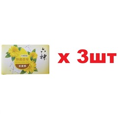 Liushen Мыло Антибактериальное Календула + Корень пиона 90г 3шт