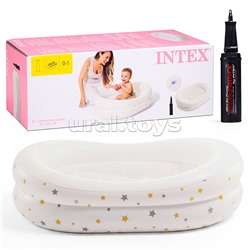 Детская ванночка «Звездочка», 89 см x 66 см x 25 см, ручн.насос, 48523NP INTEX
