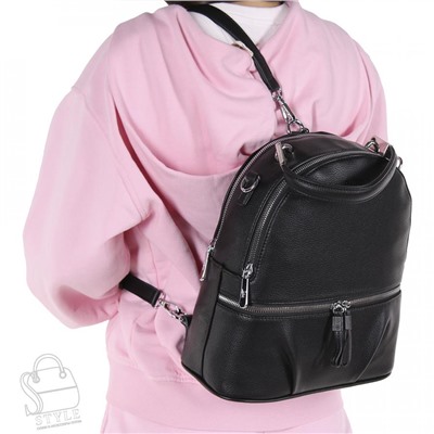 Рюкзак женский 69135 black Velina Fabbiano-Safenta