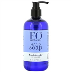 EO Products, Мыло для рук, французская лаванда, 12 жидких унций (355 мл)