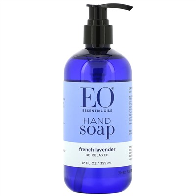EO Products, Мыло для рук, французская лаванда, 12 жидких унций (355 мл)