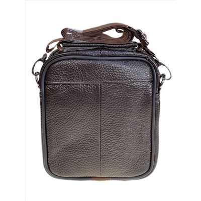 Сумка мужская из натуральной кожи, цвет коричневый