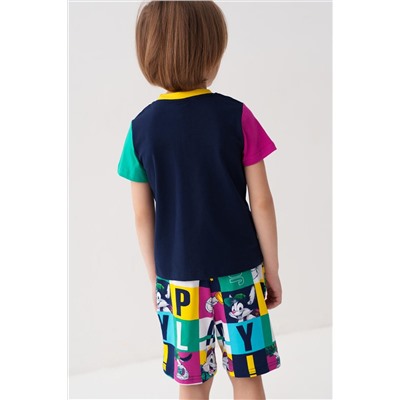 Комплект трикотажный для мальчиков: фуфайка (футболка), шорты PLAYTODAY, 1239621