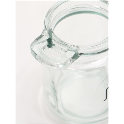 Банка для хранения сыпучих продуктов и круп «Щепотка любви», с ложкой, 250 мл