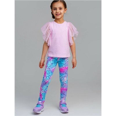 Брюки трикотажные для девочек (легинсы), 2 пары в комплекте