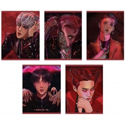 Тетрадь  48л клетка "K-pop" ТК2Л489156 Listoff