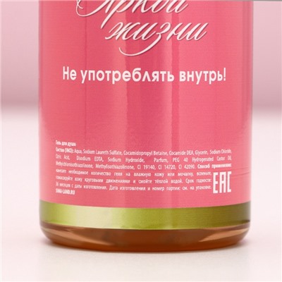 Подарочный набор косметики «Самой лучшей»: гель для душа и шампунь для волос шампанское, 2×250 мл, Чистое счастье