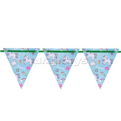 Флажки-растяжка "Сладость единорога"