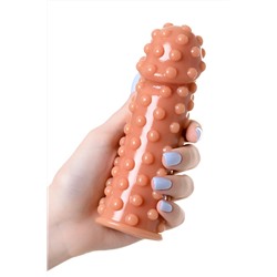 Насадка на фаллос с бугорками по поверхности Extreme Sleeve 002 M-size - 14,7 см.