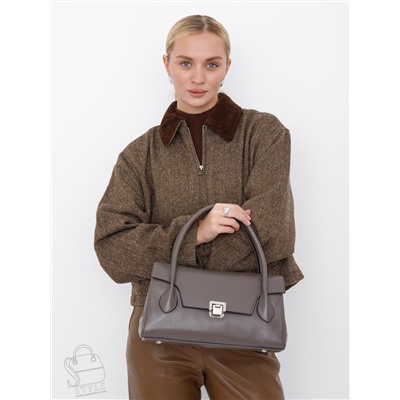 Сумка женская кожаная 0030VG gray Vitelli Grassi