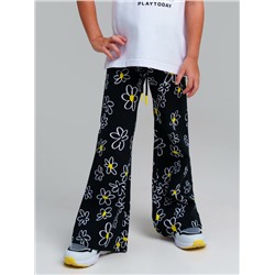 Брюки трикотажные для девочек, 2 пары в комплекте