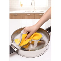 Двусторонняя салфетка для мытья посуды