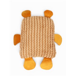 Мягкая игрушка для собак «Медведь», 20 см, с пищалкой, коричневая