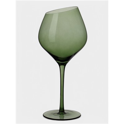 Бокал для вина Magistro «Иллюзия», 540 мл, 10×24 см, стекло, зелёное