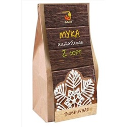 Мука пшеничная Алтайская 2 сорт бум.пакет 700г ЭКОПРОДУКТЫ, 1182538