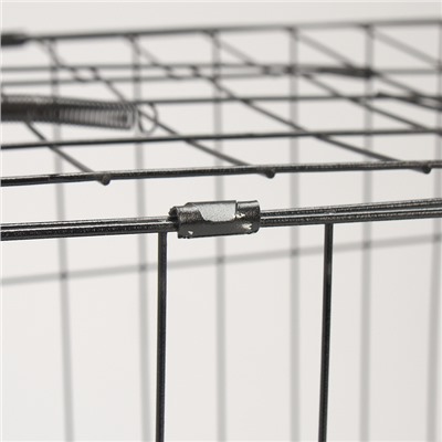 УЦЕНКА Клетка для собак 51×35×41 см, микс цветов