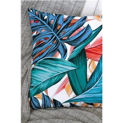 Подушка декоративная, Тропические листья, габардин, арт 4223