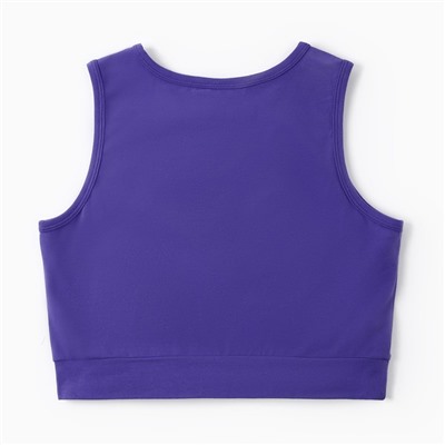 Топ женский MiNiMi, фиолетовый, размер 46 (M)