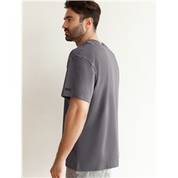 Свободная футболка  с авторским принтом