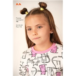 Пижама из футера с начесом для девочки Happyfox