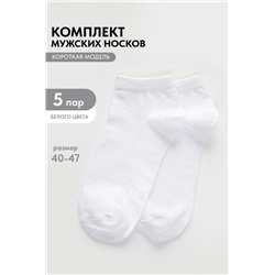 Носки мужские Стиль (набор 5 пар) (Белый)