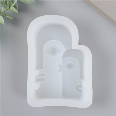 Молд силиконовый «Абстракция - два лица» 11×7.8×3 см