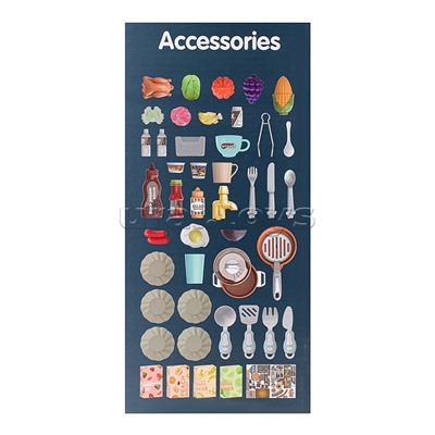 Игровой набор кухня "Мастер шеф" цвет розовый, в коробке