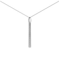 Колье из серебра без вставки, Л-26374