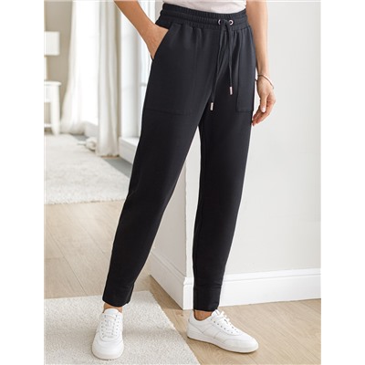 Брюки из тонкого премиального футера с эластаном