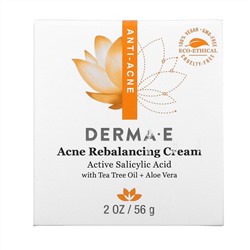 Derma E, крем против акне для восстановления баланса, активная салициловая кислота, 56 г (2 унции)