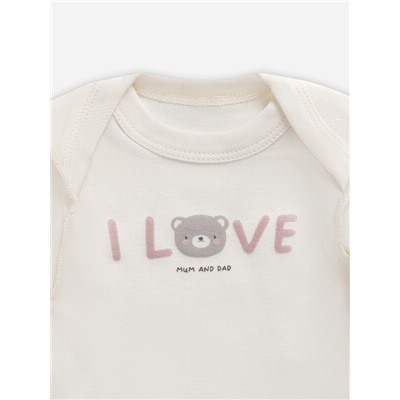 КОМПЛЕКТ ДЕТСКИЙ (БОДИ, ПОЛЗУНКИ) 89404-1