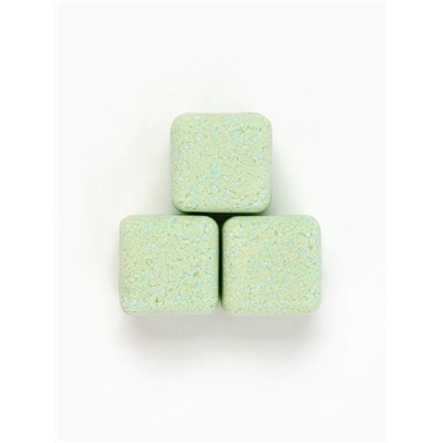 Бомбочки для ванны «Кубики», набор 3 шт. × 70 г, аромат взрывное яблоко, URAL LAB