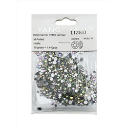 Nail Art Стразы для декора ногтей, микс (6#,8#,10#,12#,16#,20#), перламутр, 1440 шт./уп. 10053