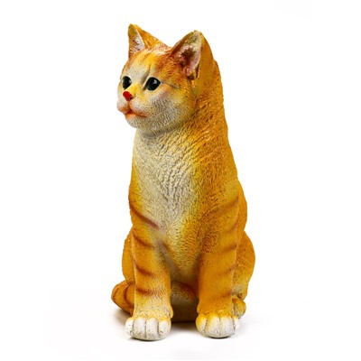 Садовая фигура из полистоуна «Кошка», 28×15×18 см