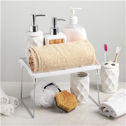 Полка универсальная складная 27×19.3×17 см, цвет белый