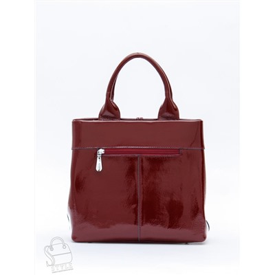 Сумка женская кожаная 5768P claret Polina&Eiterou