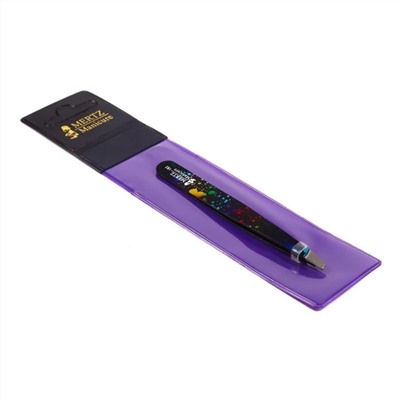 Mertz Пинцет косметический скошенный A182, 9 см 4020